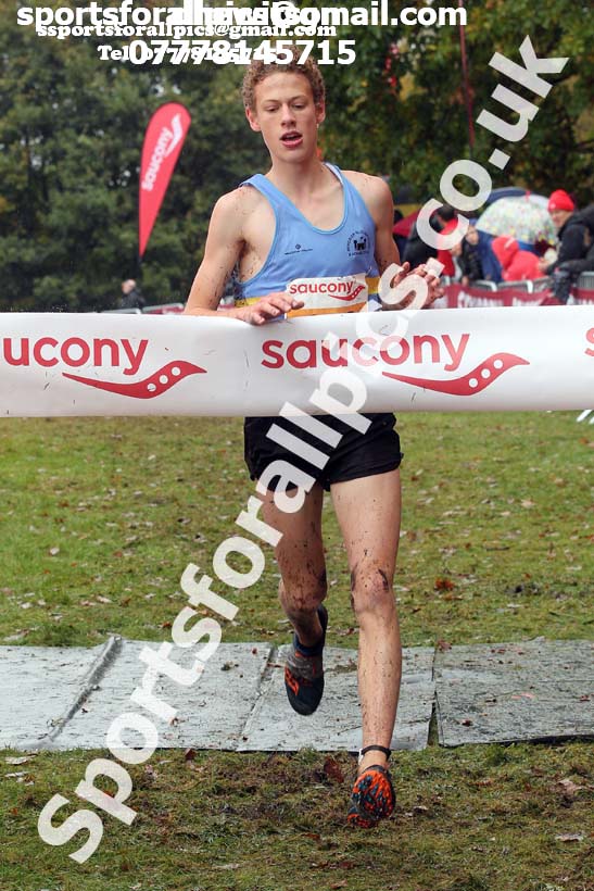 Mens under-17s, National Cross Country Relay Champs., Berry Hill Park, Mansfield.  Photo: David T. Hewitson/Sports for All Pics